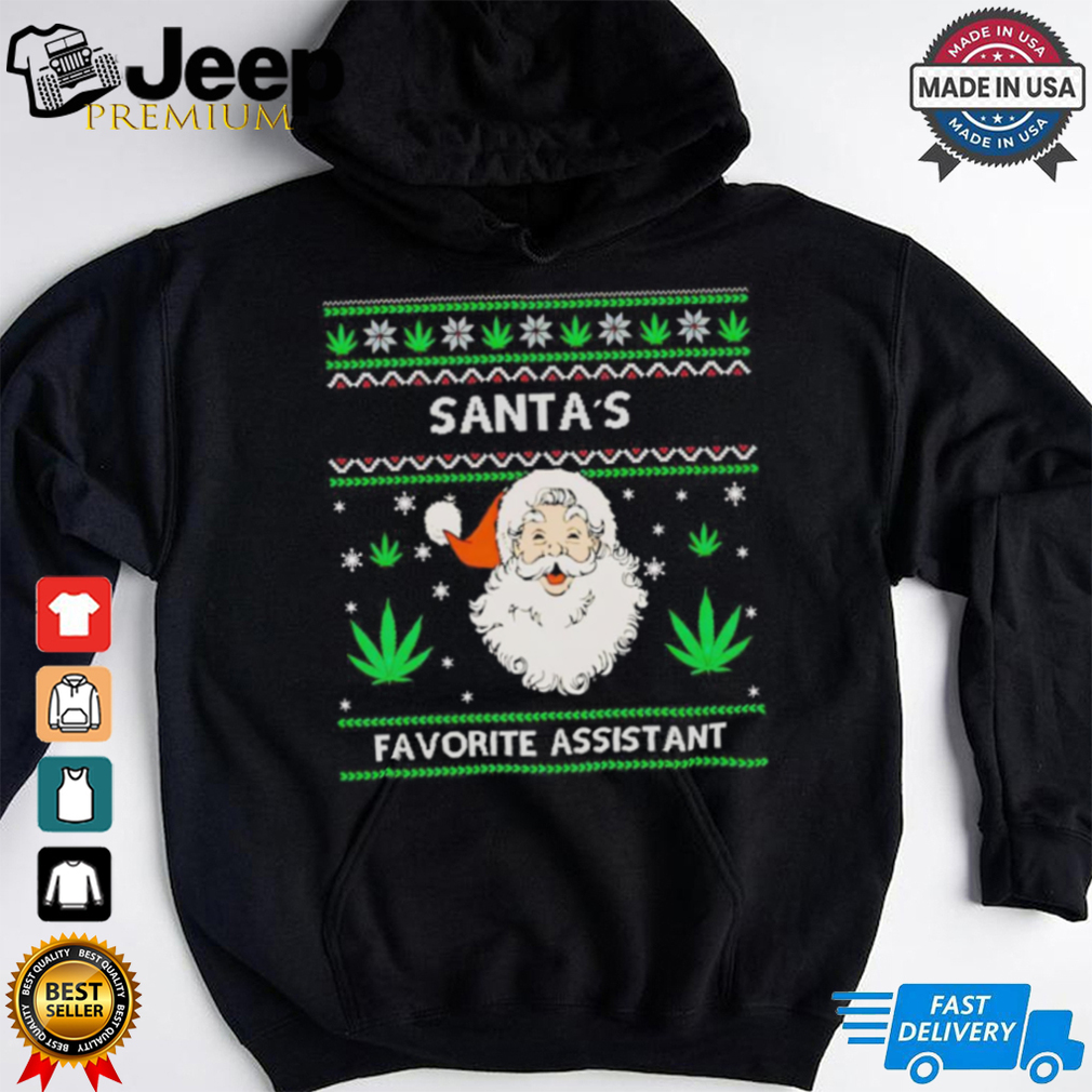 Santa’s favorite assistant weed Christmas shỉt Santa’s favorite assistant weed Christmas shỉt