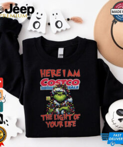Santa Grinch Here I Am Costco Wholesale The Light Of Your Life Christmas Light Shirt