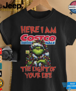 Santa Grinch Here I Am Costco Wholesale The Light Of Your Life Christmas Light Shirt