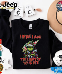 Santa Grinch Here I Am Mountain Dew The Light Of Your Life Christmas Light Shirt