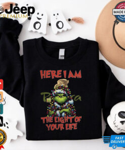 Santa Grinch Here I Am Panera Bread The Light Of Your Life Christmas Light Shirt