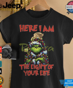 Santa Grinch Here I Am Panera Bread The Light Of Your Life Christmas Light Shirt