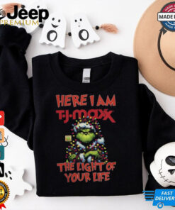 Santa Grinch Here I Am T.J. Maxx The Light Of Your Life Christmas Light Shirt