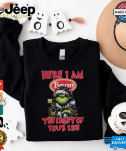 Santa Grinch Here I Am Tyson The Light Of Your Life Christmas Light Shirt