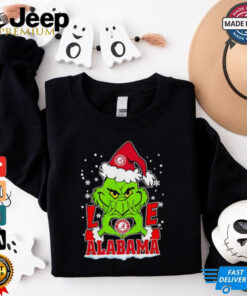Santa Grinch love Alabama shirt