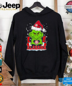 Santa Grinch love Alabama shirt