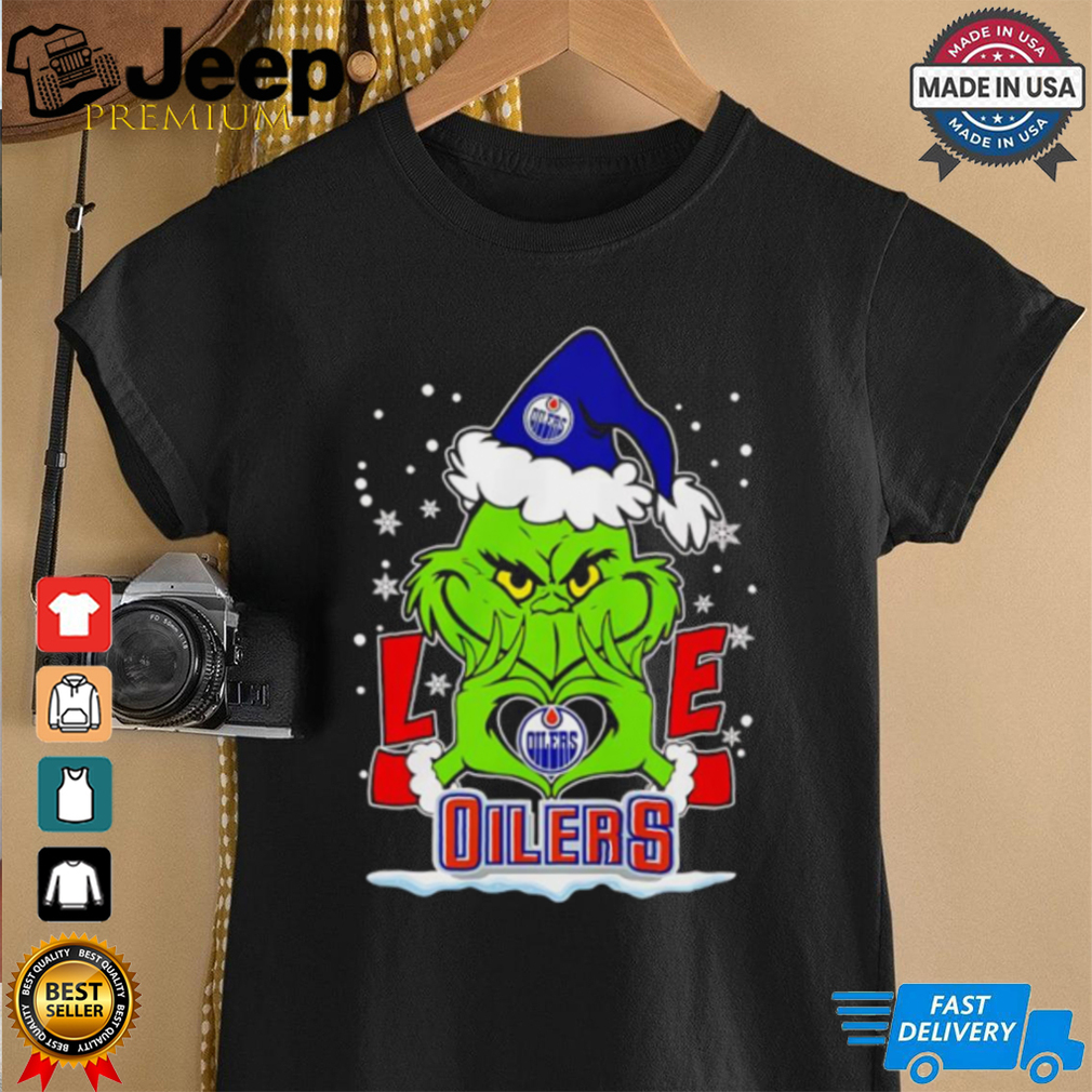 Santa Grinch love Edmonton Oilers shirt Santa Grinch love Edmonton Oilers shirt