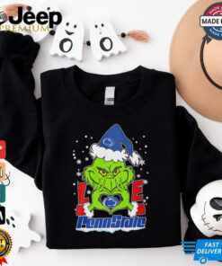 Santa Grinch love Penn State shirt