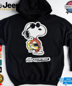 Snoopy Formula 1 x Peanuts 2024 Las Vegas Grand Prix Joe Cool T Shirt