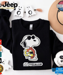 Snoopy Formula 1 x Peanuts 2024 Las Vegas Grand Prix Joe Cool T Shirt