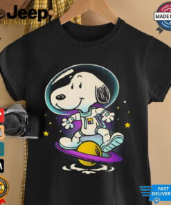 Snoopy in space on a pogo ball my first pogoball shirt
