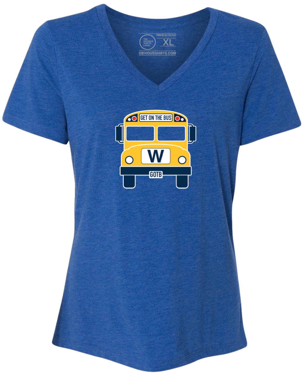 THE W BUS (WOMEN'S V-NECK) THE W BUS (WOMEN'S V-NECK)