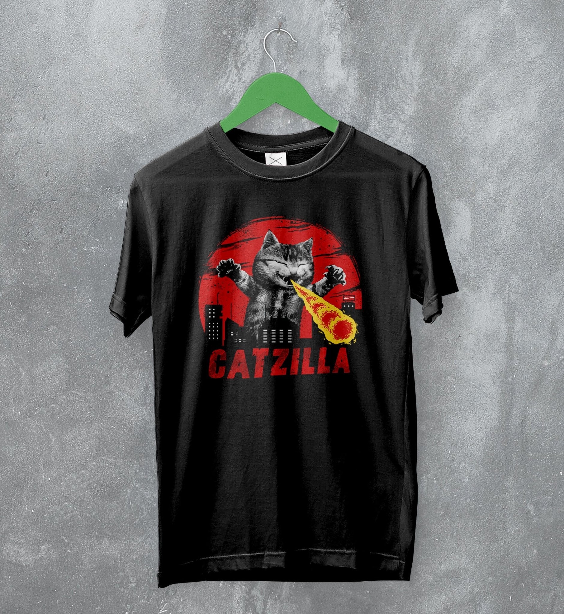 Catzilla T-Shirt Cat Shirt Japan Cool Cat Lover Gift Godzilla Fan Catzilla T-Shirt Cat Shirt Japan Cool Cat Lover Gift Godzilla Fan
