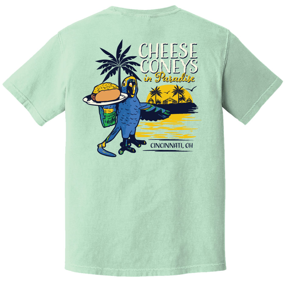 Cheese Coney In Paradise - Comfort Color Cheese Coney In Paradise - Comfort Color