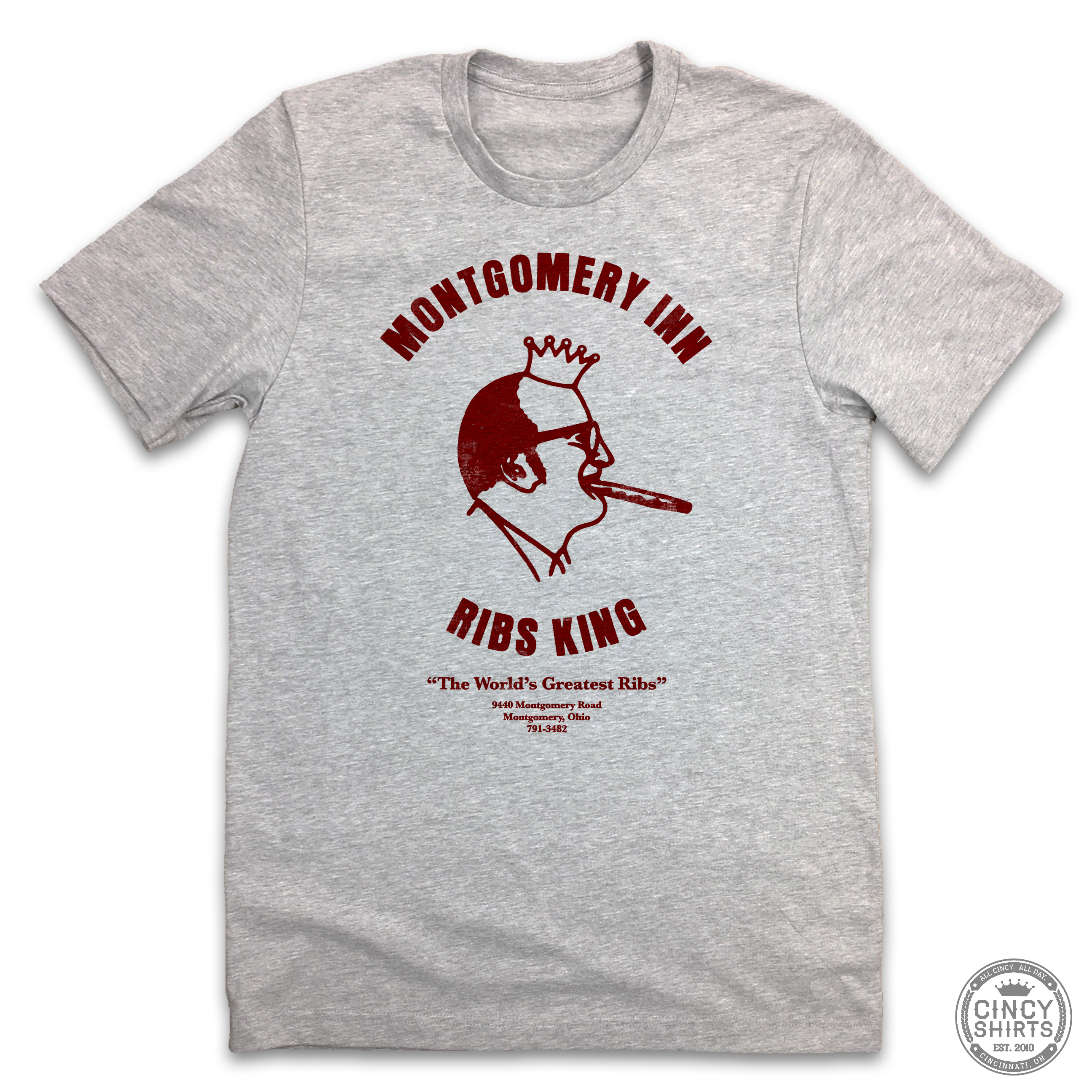 Montgomery Inn Ribs King Vintage Logo Montgomery Inn Ribs King Vintage Logo