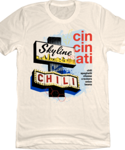 Skyline Retro Sign Cin Cin Nati Skyline Retro Sign Cin Cin Nati
