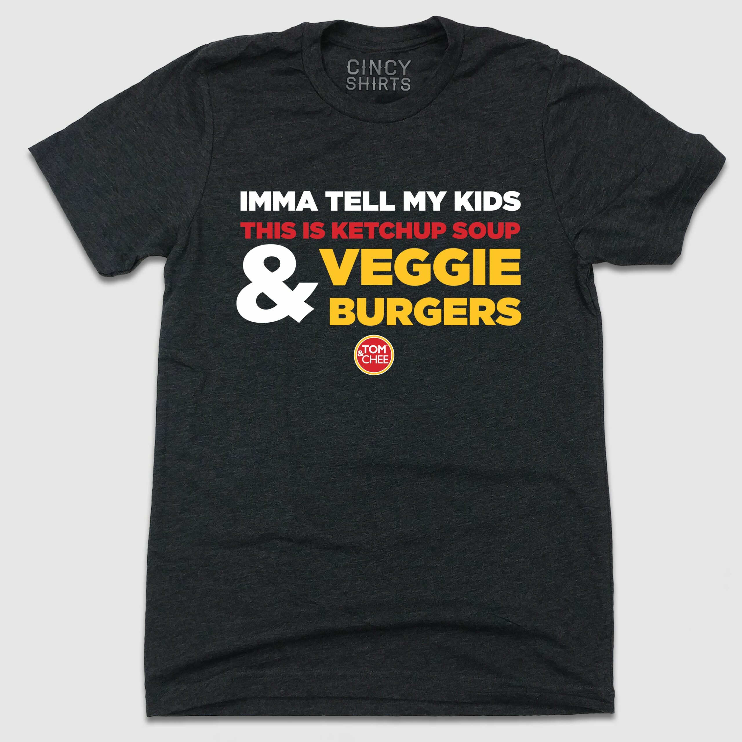 Tom & Chee Ketchup Soup & Veggie Burgers Tom & Chee Ketchup Soup & Veggie Burgers