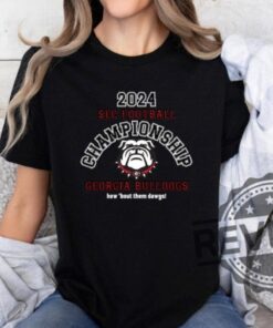 2024 Sec Championship Georgia Bulldogs Unisex Jersey Short Sleeve Tee Tshirt Hoodie Sweatshirt Gift For Fan Mens Womens Go Dawgs Uga Unique