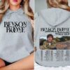 Benson Boone Hoodie Fireworks And Rollerblades World Tour 2024 Shirt Vintage Concert Shirt Benson Boone Tour Merch Unique