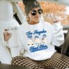 Bleed Blue Ghost Shirt Dodgers Shirt Dodger Shirt Los Angeles Baseball Blue Team Spooky Shirt Spooky Season