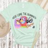 Bluey Here Come The Grannies Shirt Rad Like Mom Shirt Mothers Day Shirt Gift For Bluey Family Mom Life Shirt Spirit Halloween Bluey And Bingo Halloween Costumes New