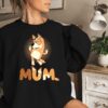 Bluey Mother Sweatshirt Blue Dog Sweatshirt Dog Mom Birthday Party Shirt Mothers Day Sweatshirt Bluey Mama Shirt Unique