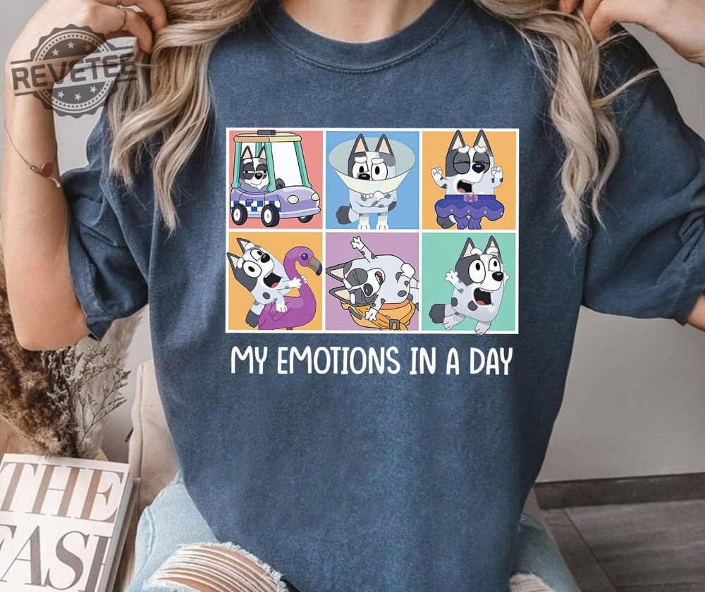 Bluey Muffin My Emotions In A Day Shirt Cartoon Sweatshirt Muffin Shirt Cartoon Shirt Muffin T Shirt Cute Muffin Trending Shirt Unique Bluey Muffin My Emotions In A Day Shirt Cartoon Sweatshirt Muffin Shirt Cartoon Shirt Muffin T Shirt Cute Muffin Trending Shirt Unique
