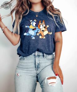 Bluey Shirt Bandit And Chilli Shirt Blue Dog Characters Disney Shirt Family Shirt Bandit Shirt Cute Bluey Shirt