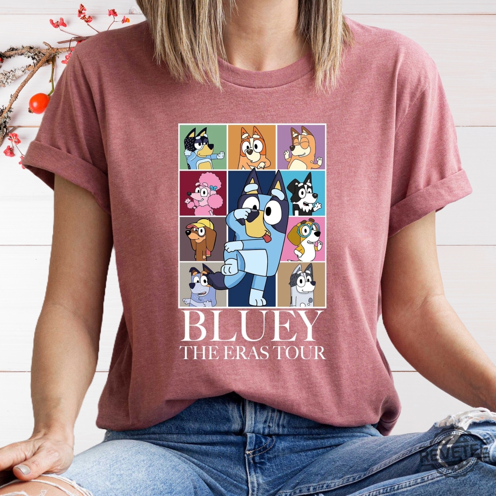 Bluey The Eras Tour T Shirt Hoodie Sweashirt In My Bluey Era Shirt Bluey Characters Shirt Heeler Family Shirt Bluey And Bingo Eras Tour Shirt Hoodie Bluey The Eras Tour T Shirt Hoodie Sweashirt In My Bluey Era Shirt Bluey Characters Shirt Heeler Family Shirt Bluey And Bingo Eras Tour Shirt Hoodie