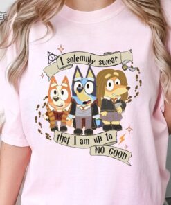 Bluey Wizard Sweatshirt Bluey Bingo I Solemnly Swear That I Am Up To No Good Tshirt Friendship Gift Idea Unique