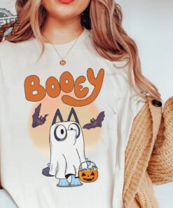 Booey Halloween Spooky Season Shirt Bluey Family Scary Shirt Bluey Halloween Shirt Blue Heeler Bluey Halloween Costume Adult Bluey Costume Bluey Family Costume Unique