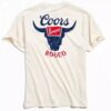 Coors Rodeo T Shirt Coors Banquet Rodeo Shirt