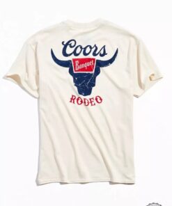Coors Rodeo T Shirt Coors Banquet Rodeo Shirt