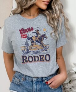 Coors Rodeo Western Cowboy T Shirt Vintage 2000S Graphic Western Shirt Coors Banquet Rodeo Shirt