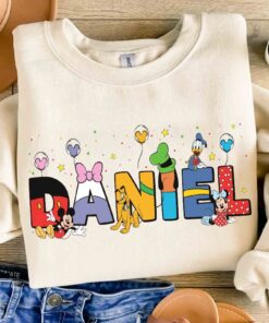 Custom Name Mickey And Friends Shirt Unique Disneyland Vacation Shirt Disney Trip Shirt Disney World Shirt Disney Princess Tee