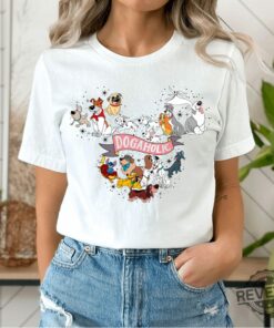 Cute Disney Dogs Shirt, Disney Dog Mom Gift, Disney Animals Shirt, Disney Dog Character unique shirt, Pets Birthday shirt