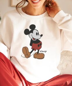 Disney Classic Mickey Mouse Pose Sweatshirt Mickey Hoodie Disneyland Holiday Vacation T Shirt Disney Retro T Shirt Unique