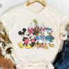Disney Cute Mickey Mouse And Friends Squad Sketch Retro Shirt Disneyworld Shirt Cartoon Characters Shirt Donald Duck Pluto Disney Unique