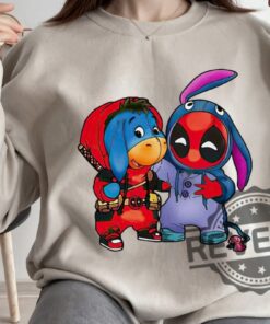 Disney Eeyore And Deadpool Best Friends Costume Shirt Winnie The Pooh Shirt