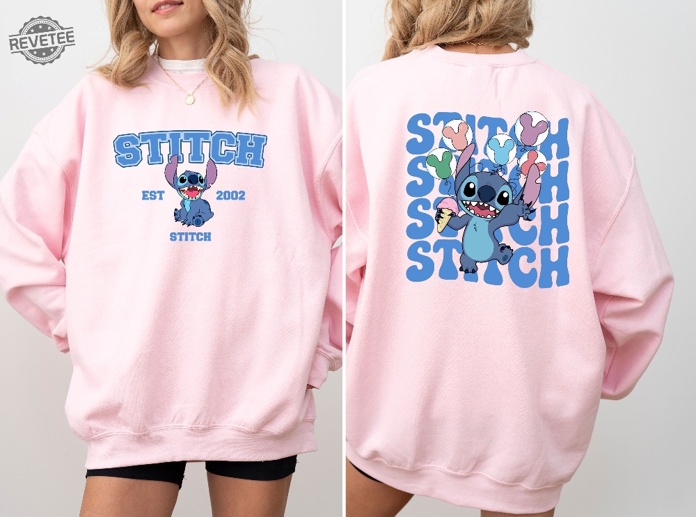 Disney Stitch Est 2002 Sweatshirt Stitch Sweatshirt Stitch Balloons Sweatshirt Stitch Snacks Sweatshirt Stitch Lover Unique Disney Stitch Est 2002 Sweatshirt Stitch Sweatshirt Stitch Balloons Sweatshirt Stitch Snacks Sweatshirt Stitch Lover Unique