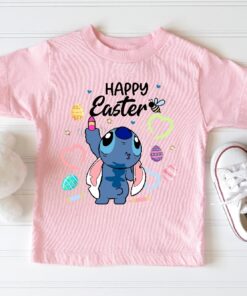 Disney Stitch Happy Easter Shirt Lilo Stitch Happy Easter Shirt Stitch Bunny Shirt Disney Happy Easter Shirt Unique