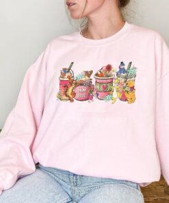 Disney Winnie The Pooh Love Coffee Shirt Best Unique Hoodie Long Sleeve Sweatshirt