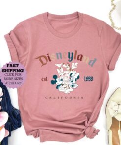 Disneyland Est 1955 California Shirt Vintage Disneyland Shirt Disneyland 1955 Shirt Retro Disney Shirts Walt Disney World Shirts Unique