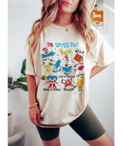 Dr.Susse Characters Shirt Read Across America Day Tee Dr. Seuss Costume Ideas Dr. Seuss Teacher Shirts Cat In The Hat Clipart Dr. Seuss T Shirts