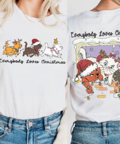 Everybody Loves Christmas Sweatshirt Marie Toulouse Berlioz Christmas Tree Kitten Tee Christmas Squad Shirt