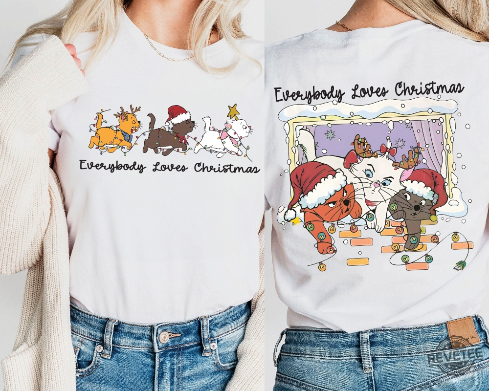 Everybody Loves Christmas Sweatshirt Marie Toulouse Berlioz Christmas Tree Kitten Tee Christmas Squad Shirt Everybody Loves Christmas Sweatshirt Marie Toulouse Berlioz Christmas Tree Kitten Tee Christmas Squad Shirt
