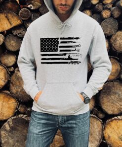 Fishing T Shirt With American Flag Hoodie Patriotic Hoodie American Flag Fishing Hoodie