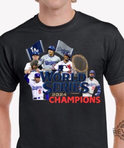 Los Angeles Dodgers World Series Champions Lineup 2024 T Shirt Dodgers World Series Shirt 2024 Hoodie Sweatshirt