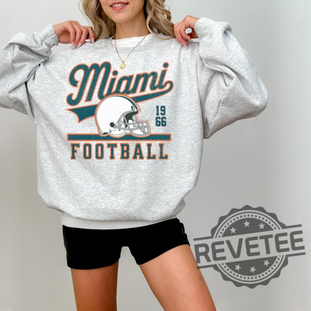 Miami Dolphins Vintage Sweatshirt Hoodie Tshirt Tee Shirts Gifts For Fan Mens Womens Croquette Bow Miami Football Crewneck Pullover Hoodies Miami Dolphins Vintage Sweatshirt Hoodie Tshirt Tee Shirts Gifts For Fan Mens Womens Croquette Bow Miami Football Crewneck Pullover Hoodies