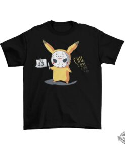 Pikachu Chu Chu Jason Voorhees Friday The 13Th Parody T Shirt Friday The 13Th Shirt